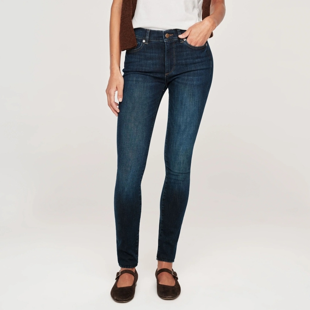 DL1961 Florence Skinny Mid-Rise Jeans Warner 30